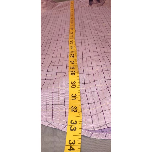 Bobby Jones Shirt Mens XXL Purple Plaid‎ Button Down Long Sleeve - Picture 7 of 8